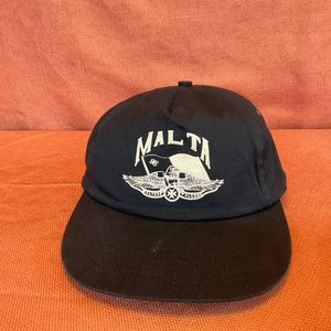 Vintage Malta Falcon and Maltese Cross Hat/Cap. Once size fits all. 100% Cotton